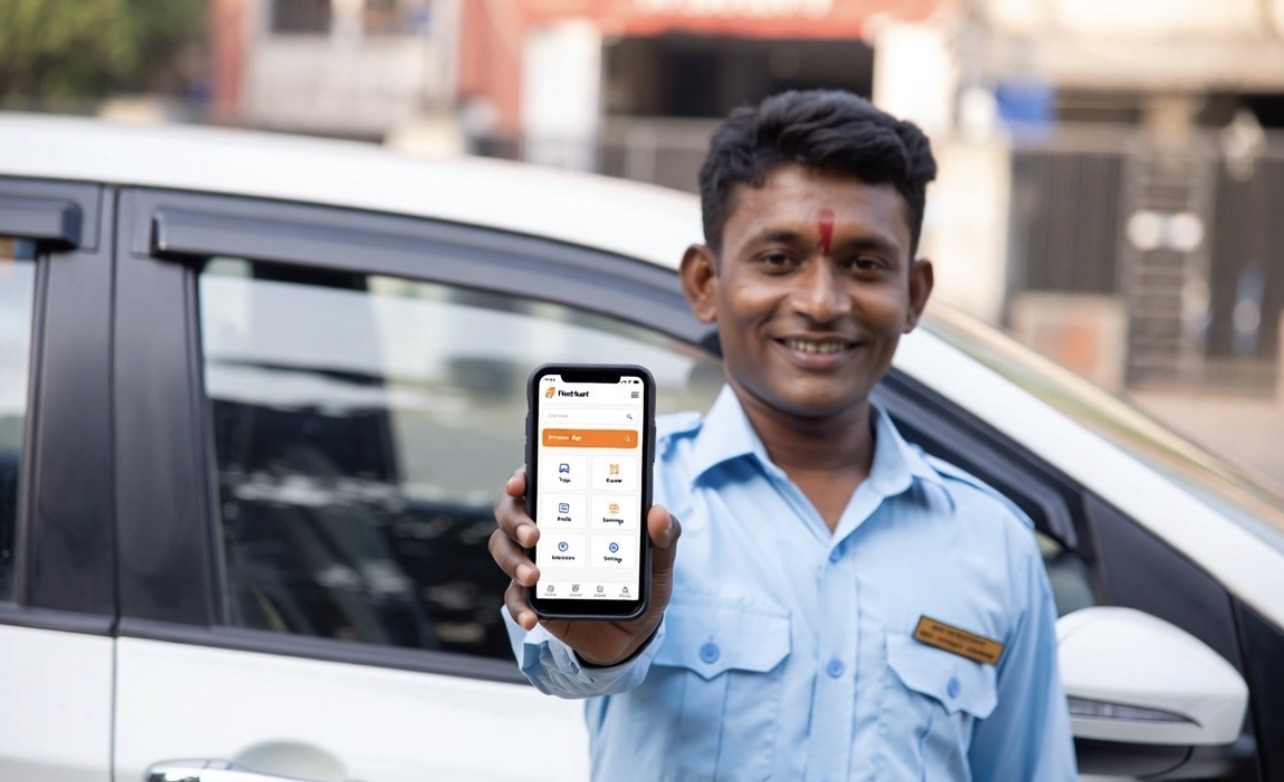 Flet-kart Driver app helps Drivers to be in touch with Supervisors