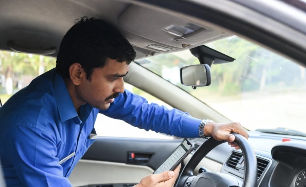Drivers Perform Detailed QC , Monitored by AI. This is done Before Starting the TRip